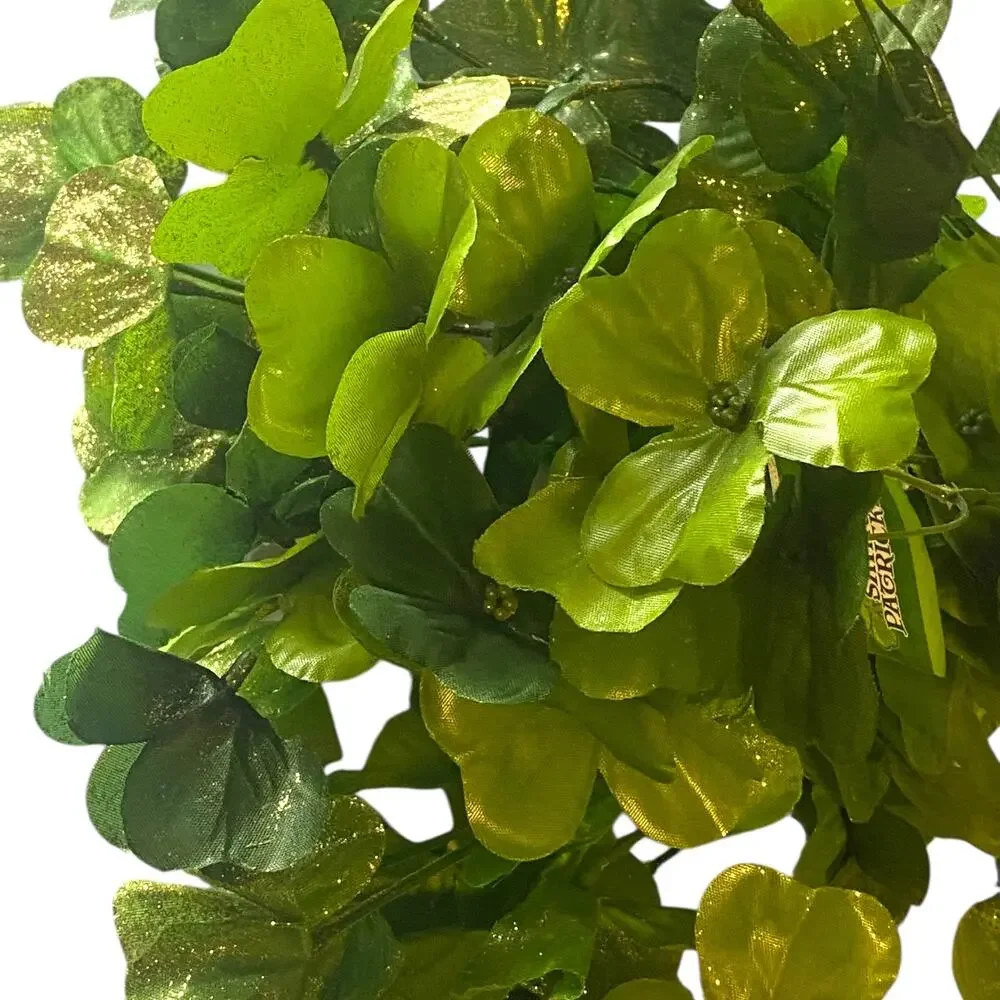Shamrock Greenery Picks – Set of 2 Bundles • St Patricks Day Craft Supplies